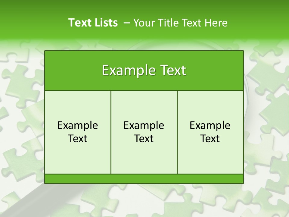 Module Loupe Strategy PowerPoint Template