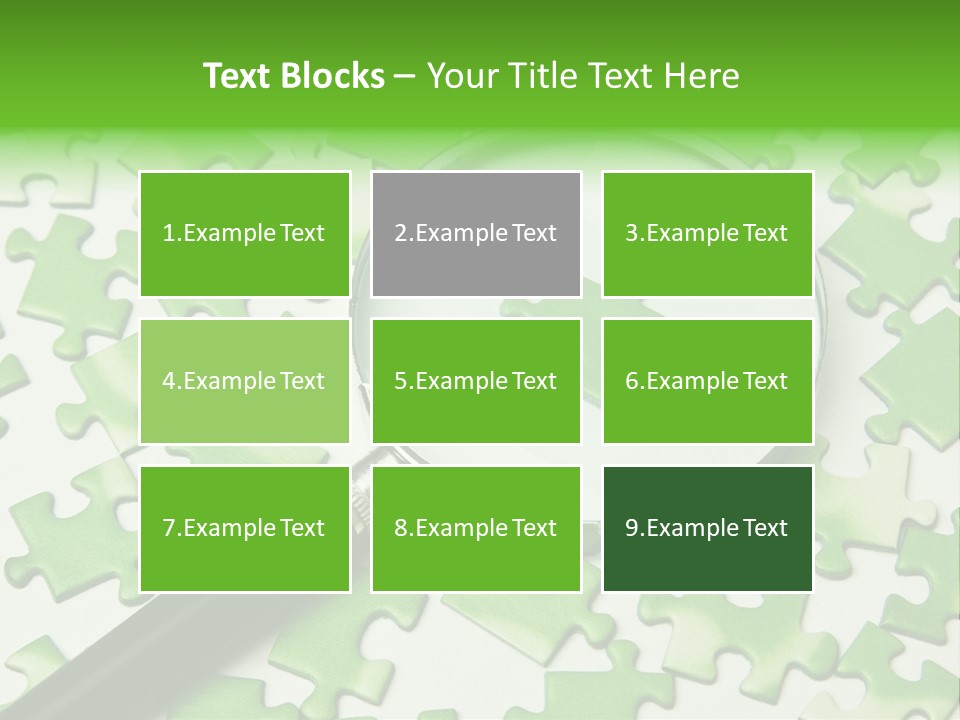 Module Loupe Strategy PowerPoint Template