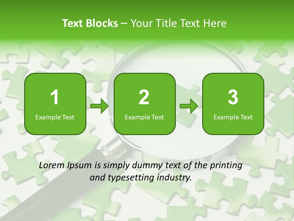 Module Loupe Strategy PowerPoint Template