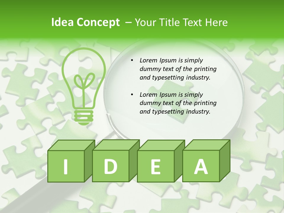 Module Loupe Strategy PowerPoint Template