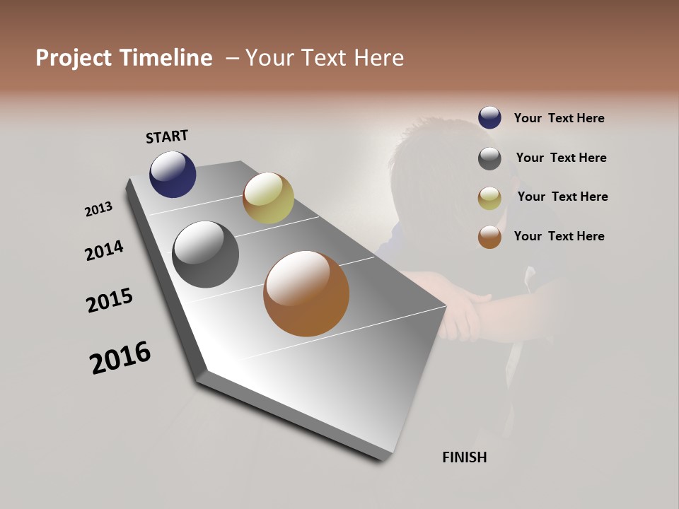 Conflict Sadness Stress PowerPoint Template