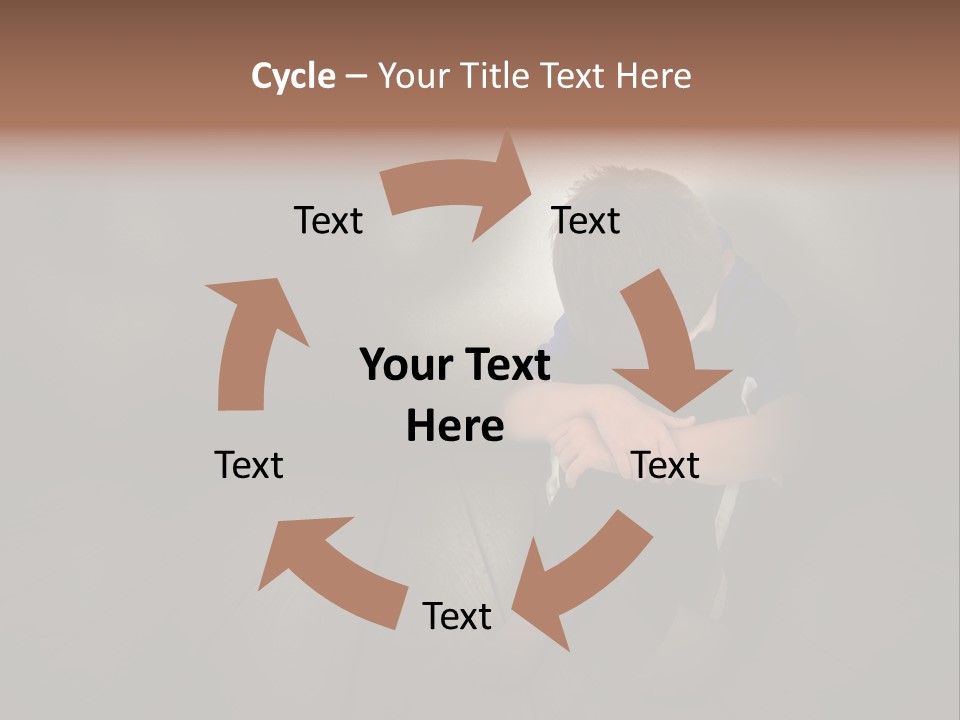 Conflict Sadness Stress PowerPoint Template