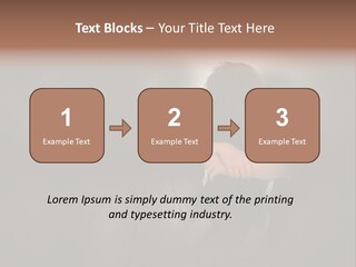 Conflict Sadness Stress PowerPoint Template