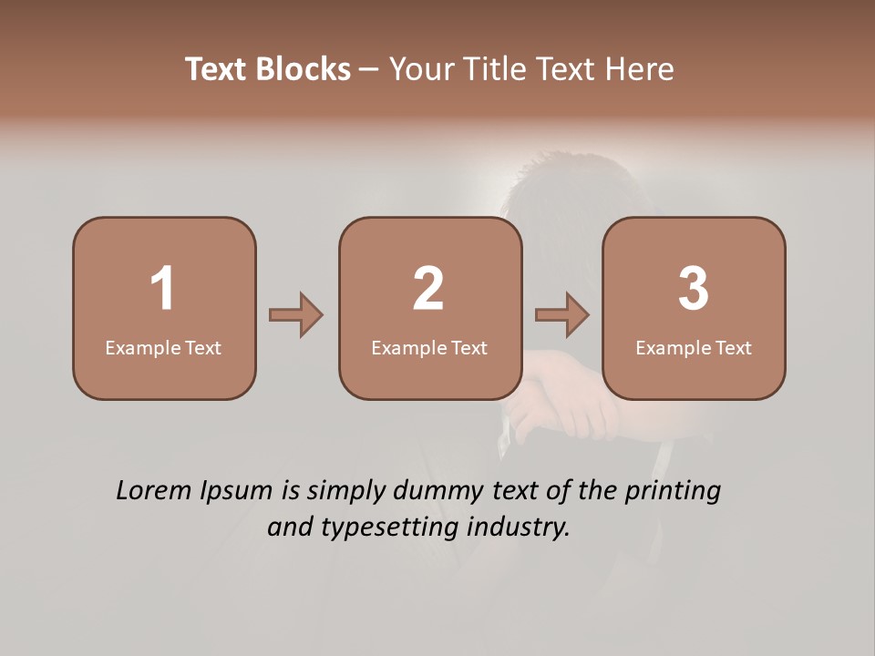 Conflict Sadness Stress PowerPoint Template