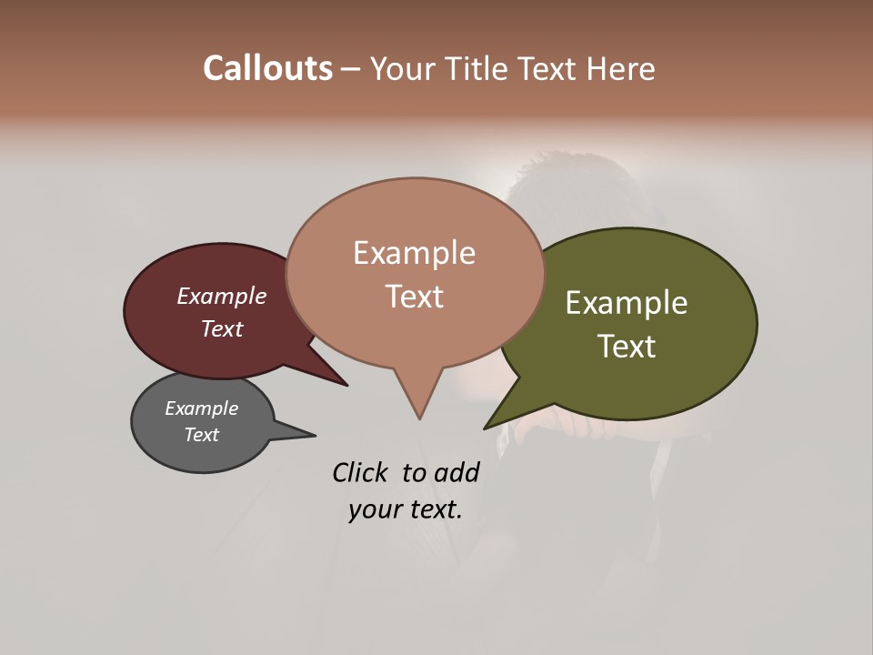 Conflict Sadness Stress PowerPoint Template