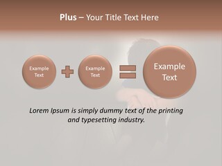 Conflict Sadness Stress PowerPoint Template