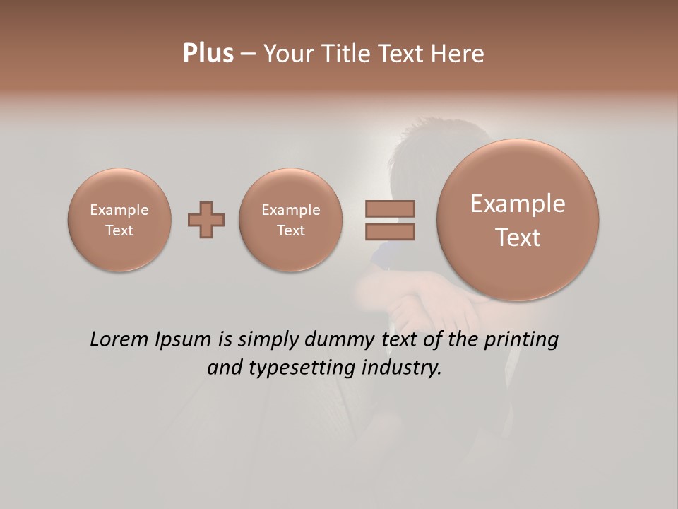 Conflict Sadness Stress PowerPoint Template