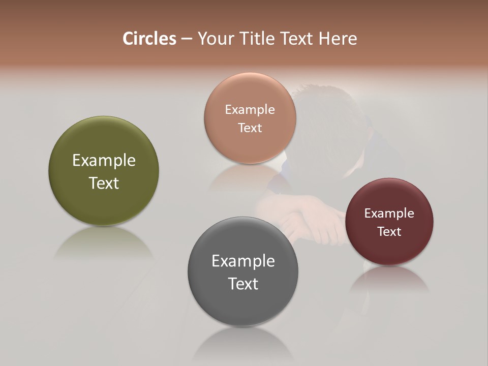 Conflict Sadness Stress PowerPoint Template