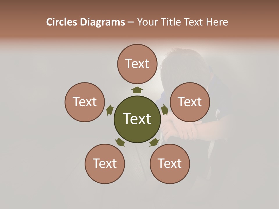 Conflict Sadness Stress PowerPoint Template