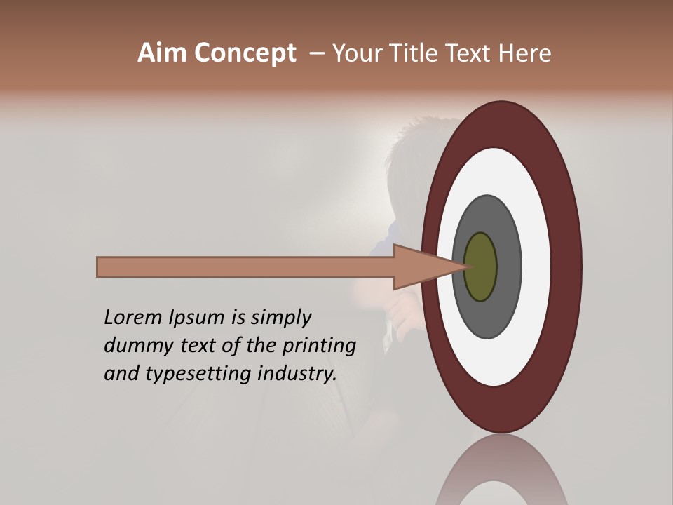 Conflict Sadness Stress PowerPoint Template