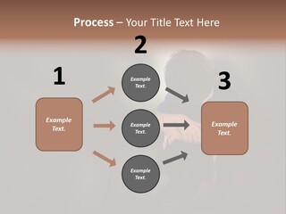 Conflict Sadness Stress PowerPoint Template