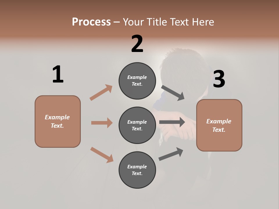 Conflict Sadness Stress PowerPoint Template
