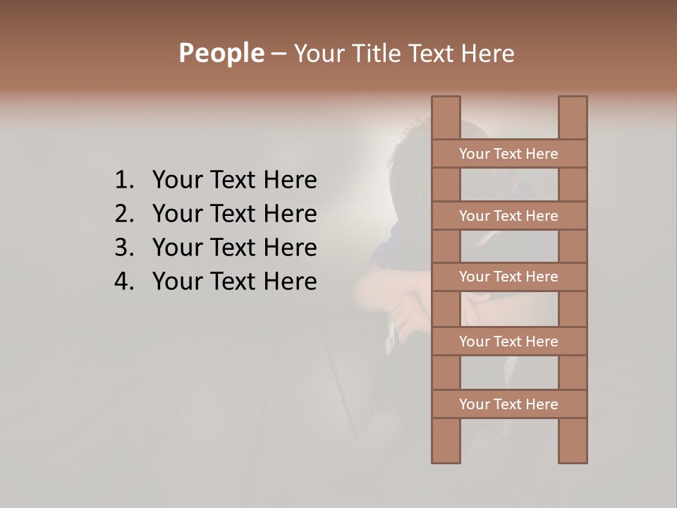 Conflict Sadness Stress PowerPoint Template