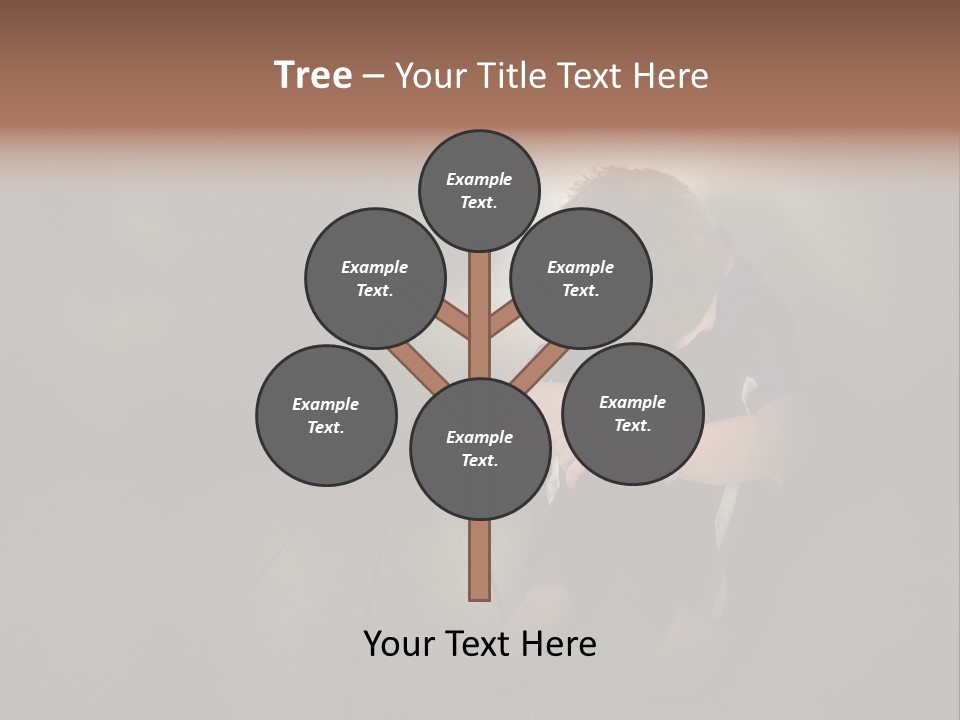 Conflict Sadness Stress PowerPoint Template
