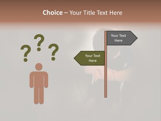 Conflict Sadness Stress PowerPoint Template