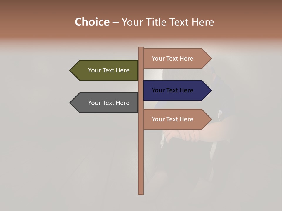 Conflict Sadness Stress PowerPoint Template