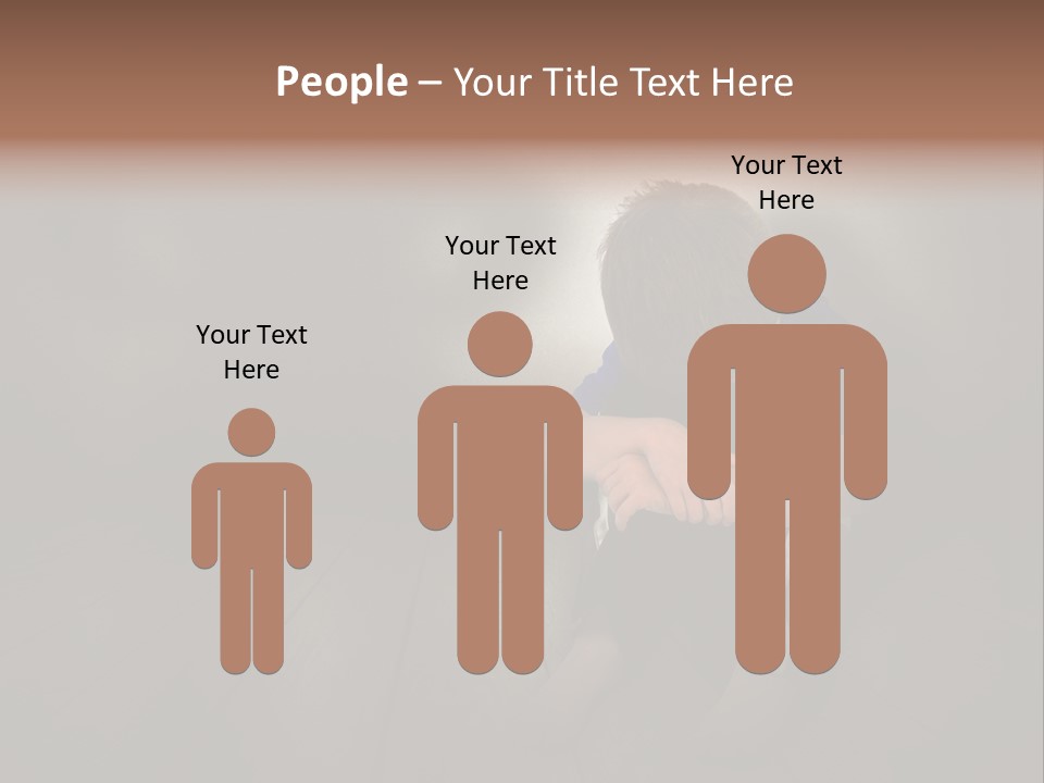 Conflict Sadness Stress PowerPoint Template