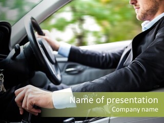 Automobile Safety Cruise PowerPoint Template