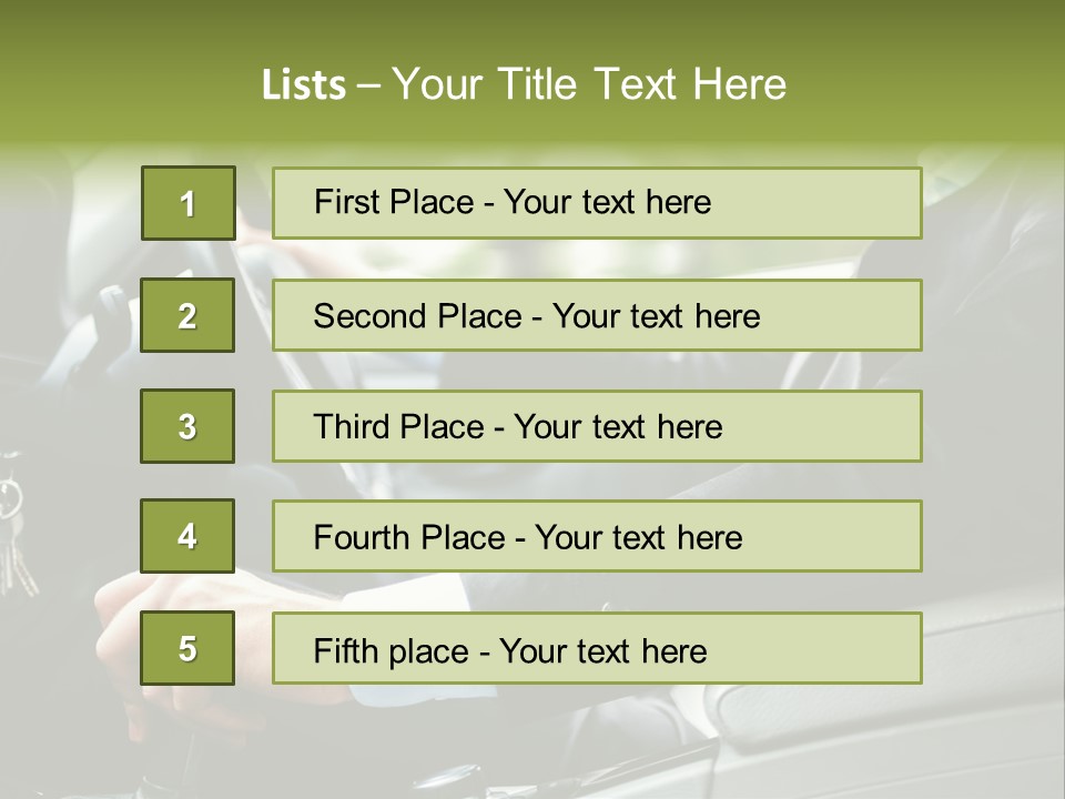Automobile Safety Cruise PowerPoint Template