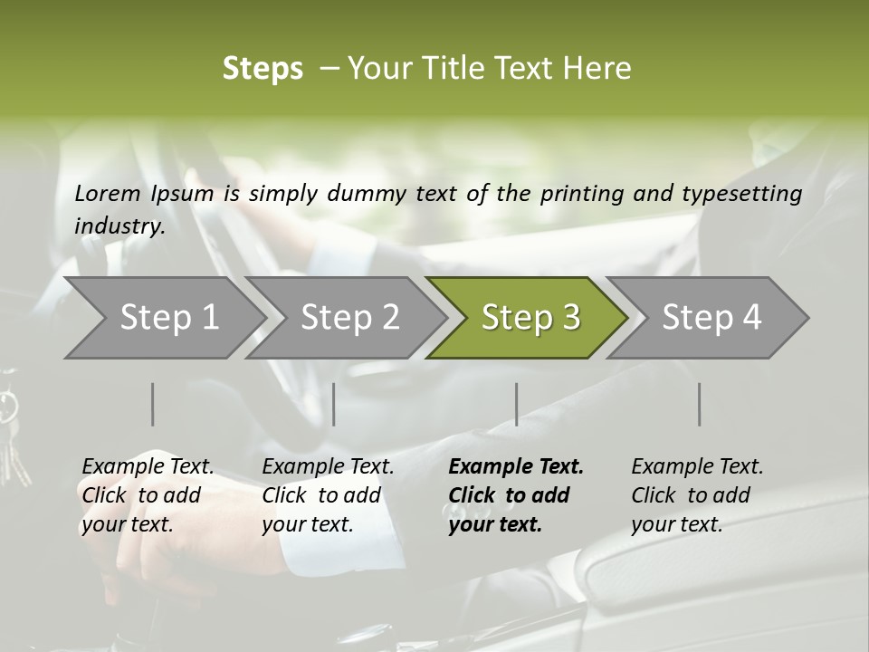Automobile Safety Cruise PowerPoint Template