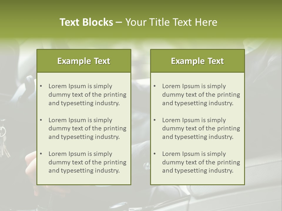 Automobile Safety Cruise PowerPoint Template