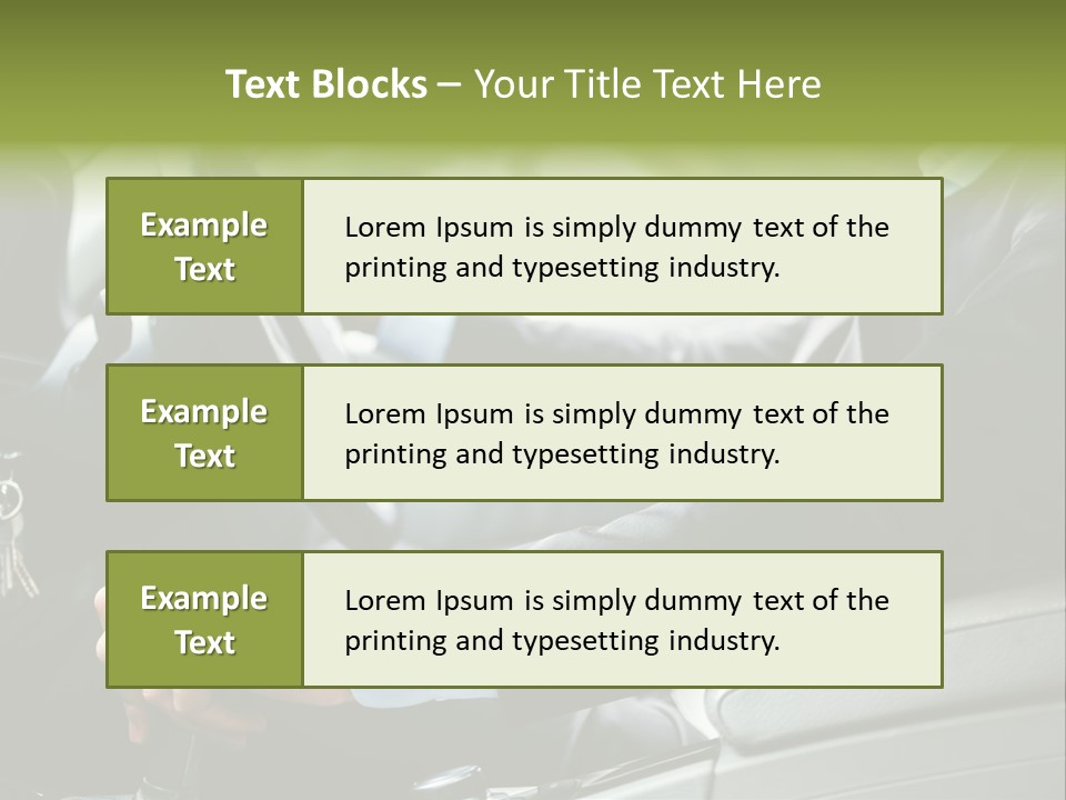 Automobile Safety Cruise PowerPoint Template