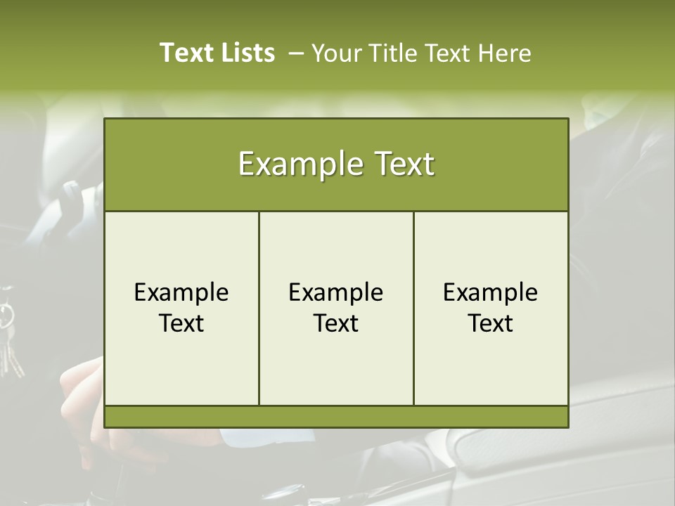 Automobile Safety Cruise PowerPoint Template
