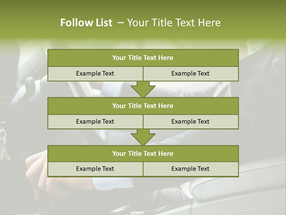 Automobile Safety Cruise PowerPoint Template