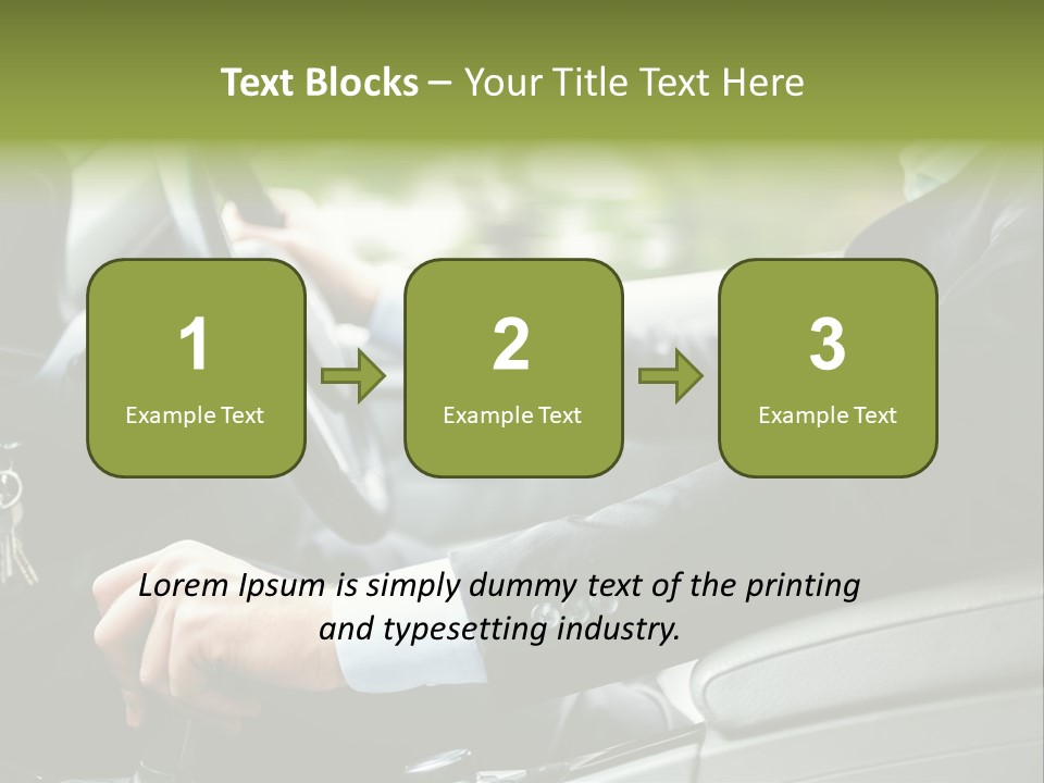 Automobile Safety Cruise PowerPoint Template