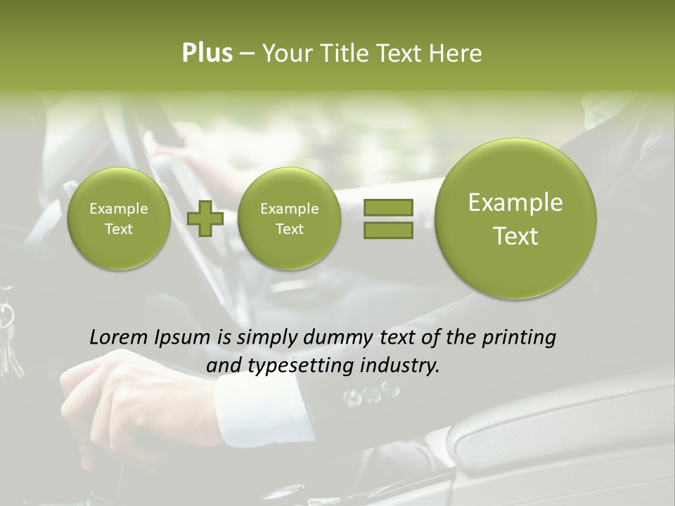 Automobile Safety Cruise PowerPoint Template