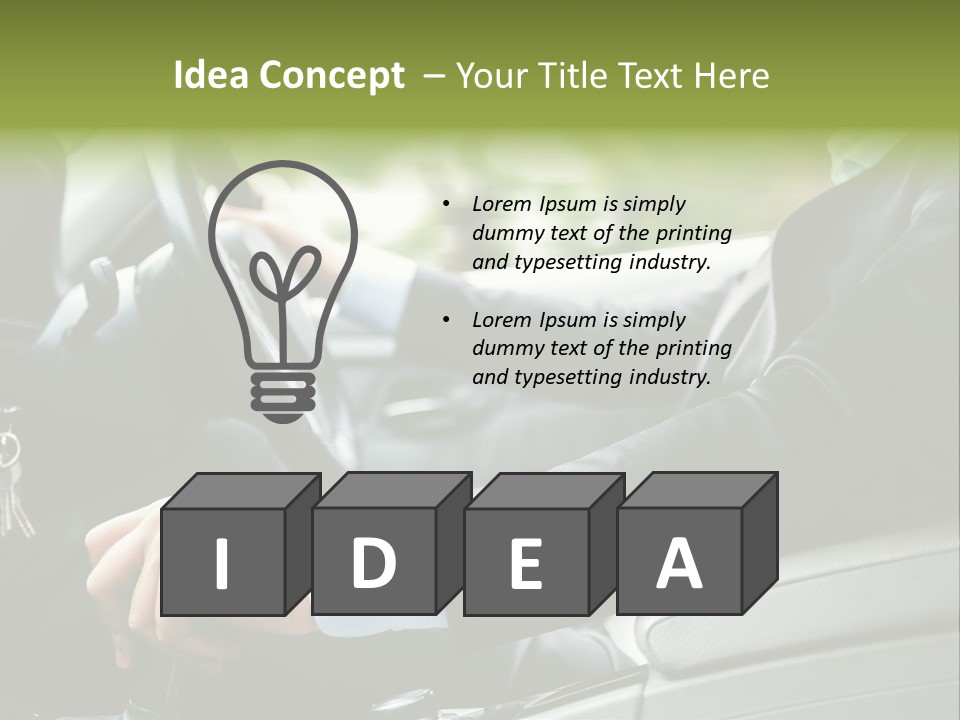 Automobile Safety Cruise PowerPoint Template