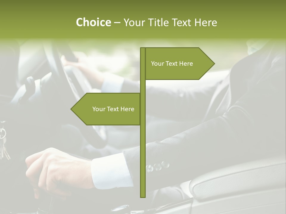 Automobile Safety Cruise PowerPoint Template