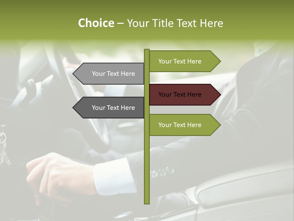 Automobile Safety Cruise PowerPoint Template