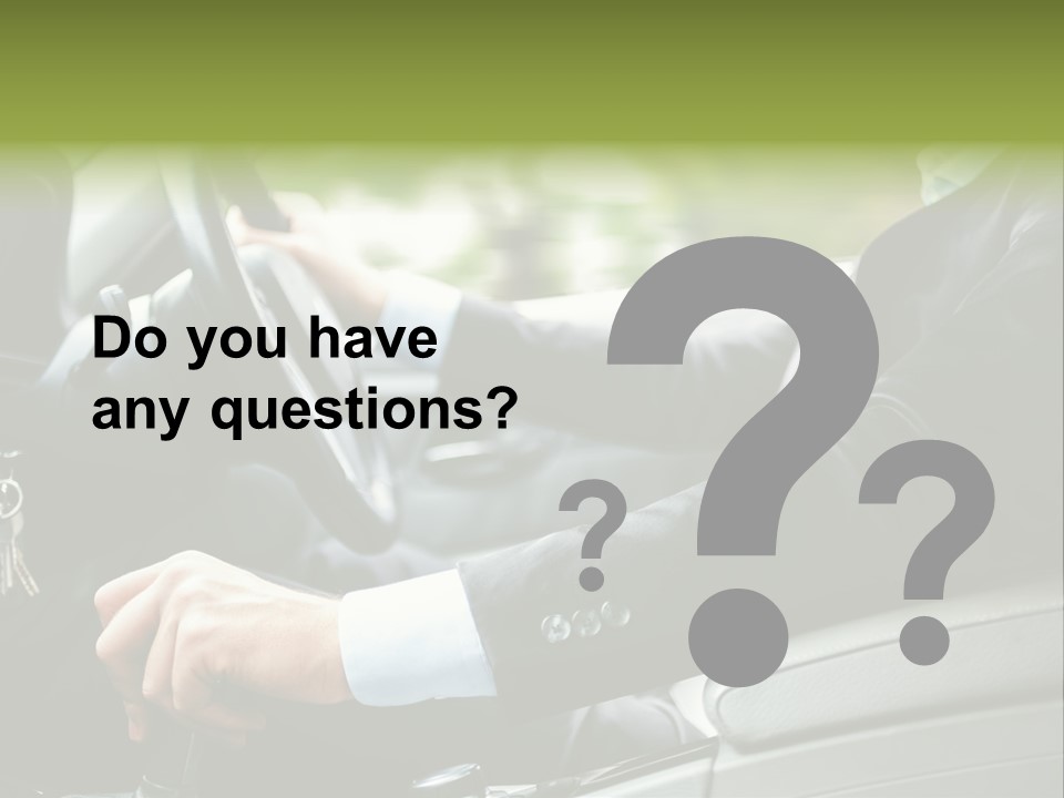 Automobile Safety Cruise PowerPoint Template