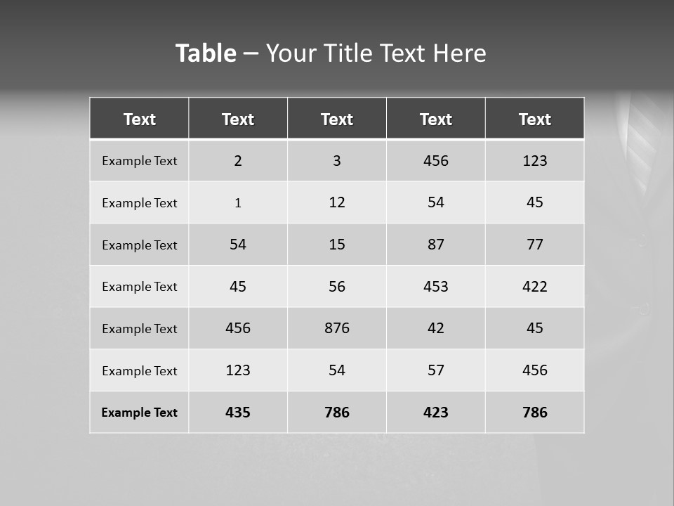 Coat Beauty Concrete PowerPoint Template