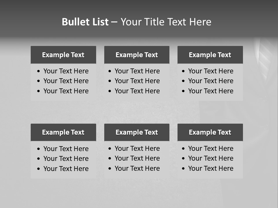 Coat Beauty Concrete PowerPoint Template