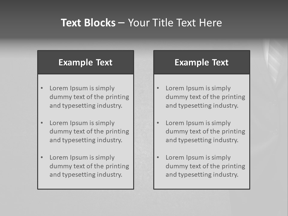 Coat Beauty Concrete PowerPoint Template
