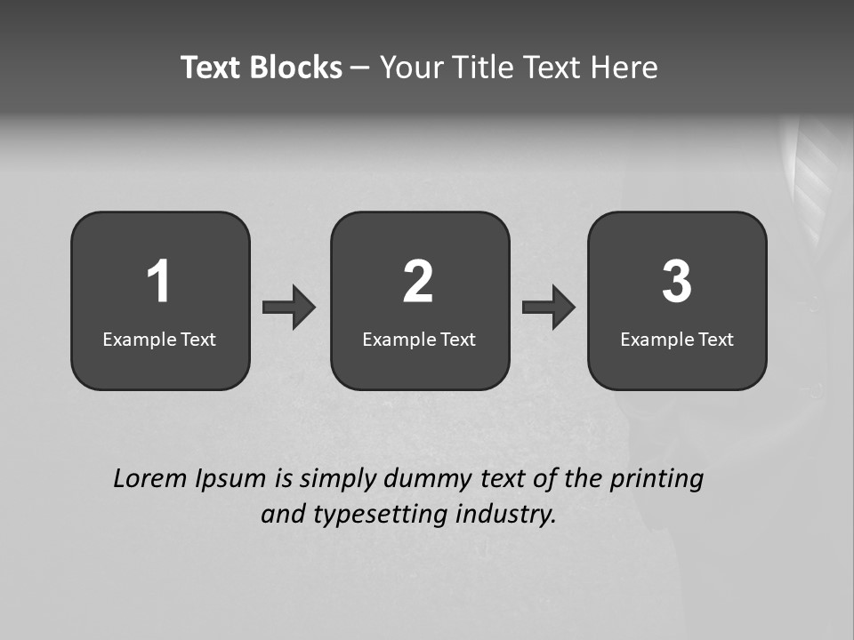 Coat Beauty Concrete PowerPoint Template