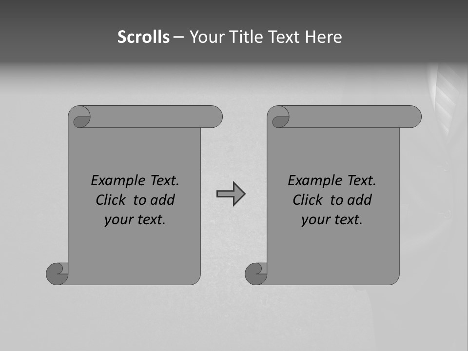 Coat Beauty Concrete PowerPoint Template