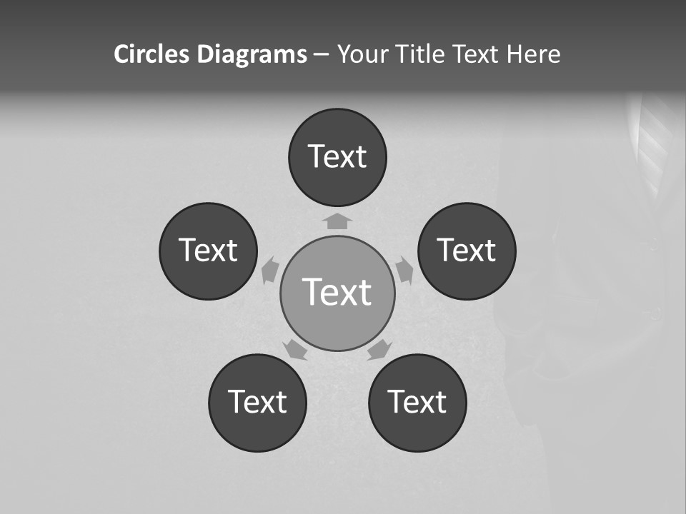 Coat Beauty Concrete PowerPoint Template