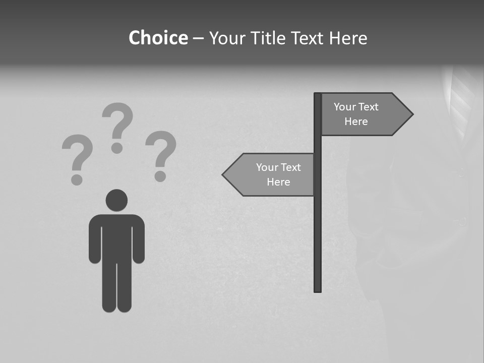 Coat Beauty Concrete PowerPoint Template