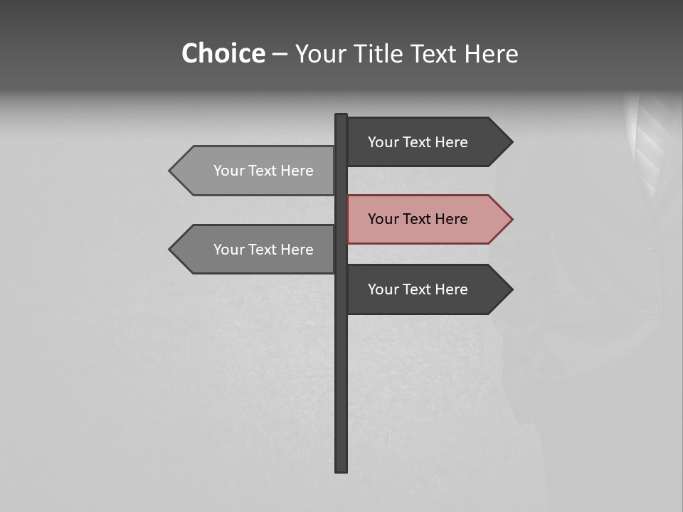 Coat Beauty Concrete PowerPoint Template