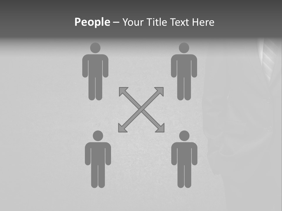 Coat Beauty Concrete PowerPoint Template