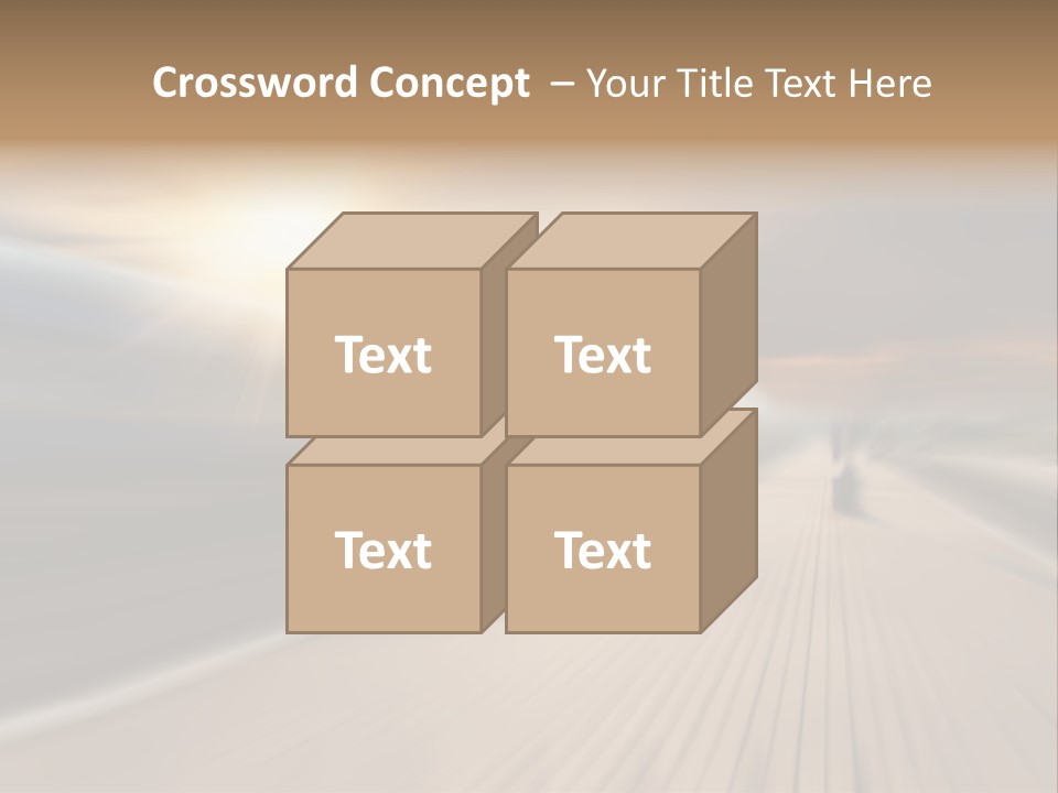 Sky Driver Way PowerPoint Template