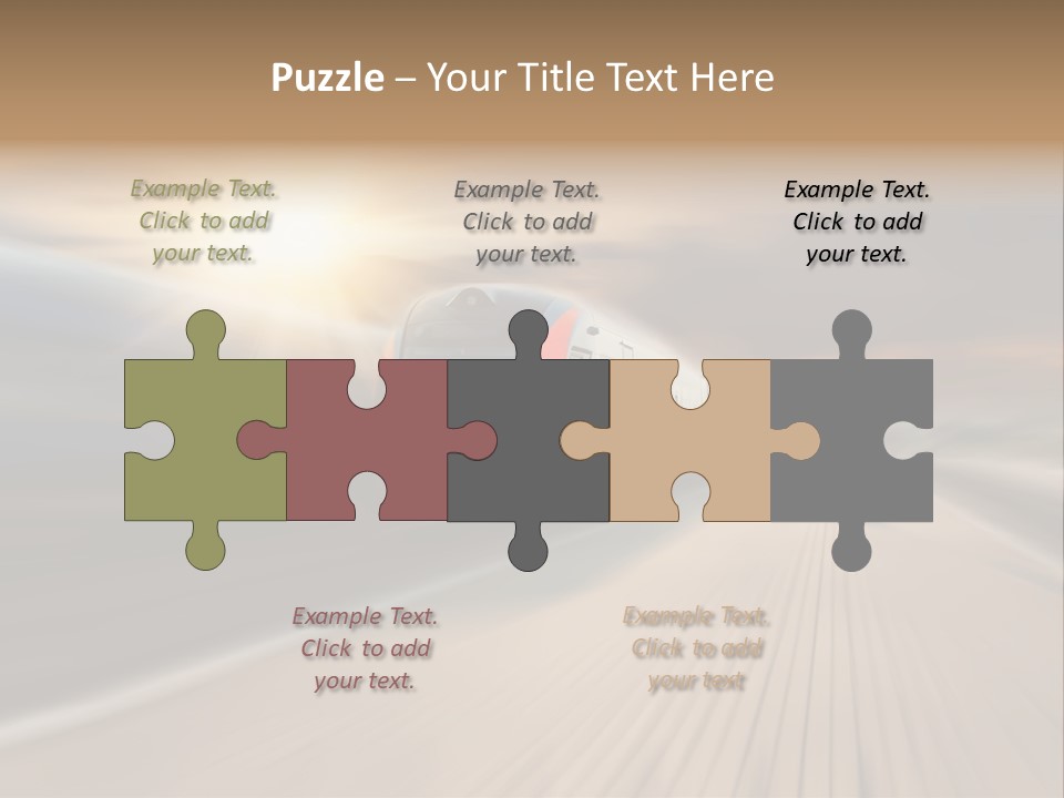Sky Driver Way PowerPoint Template