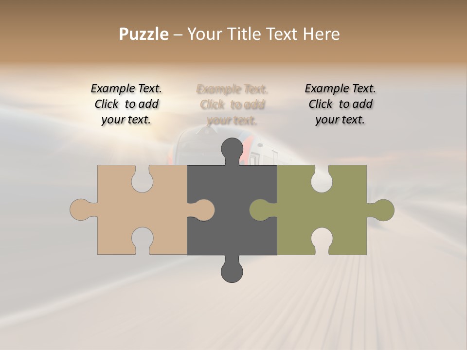 Sky Driver Way PowerPoint Template