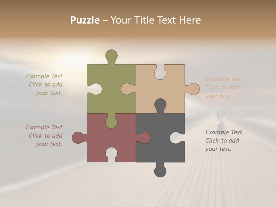 Sky Driver Way PowerPoint Template