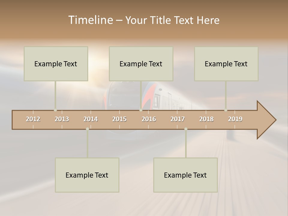 Sky Driver Way PowerPoint Template