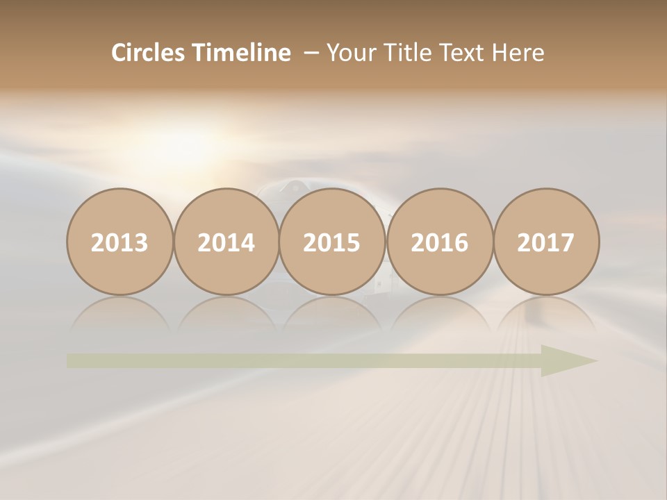 Sky Driver Way PowerPoint Template