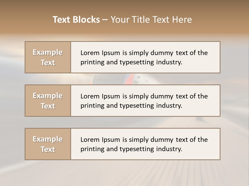 Sky Driver Way PowerPoint Template